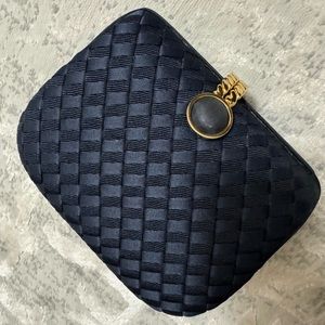 Evening bag with gold clasp